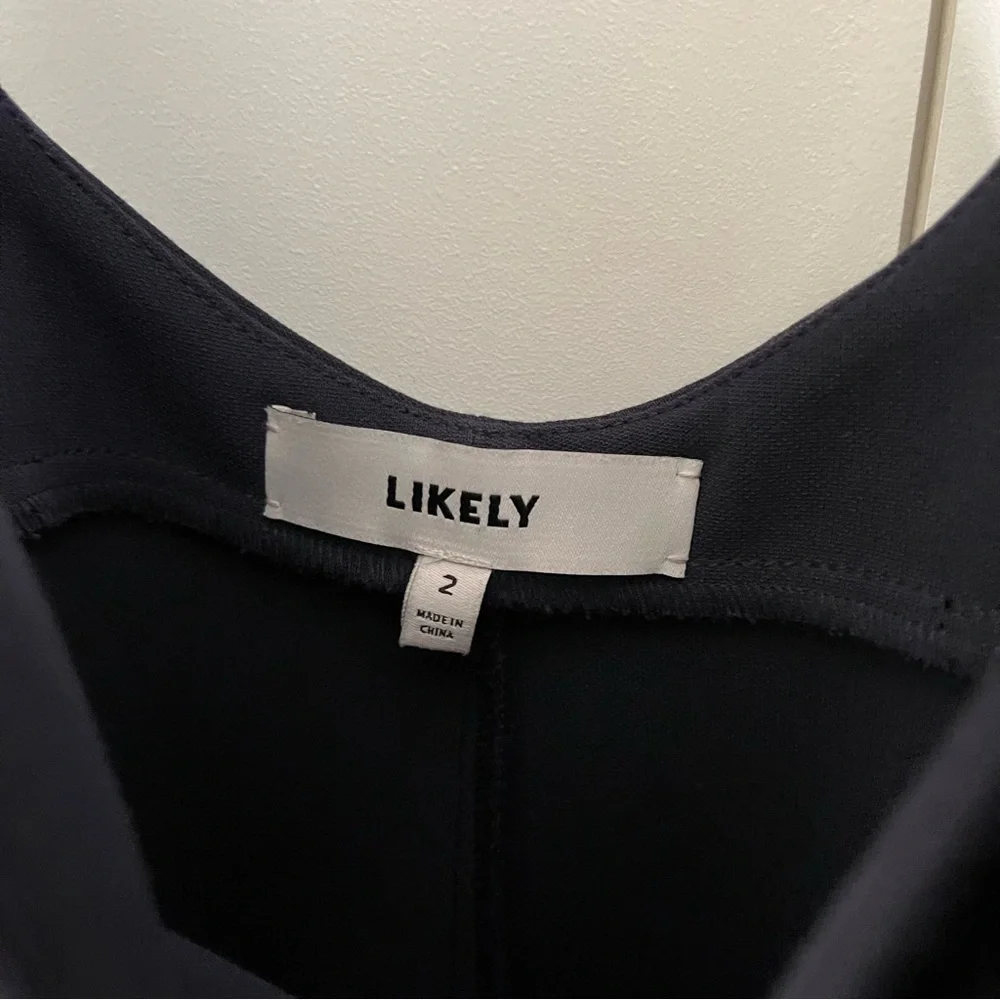 Likely Navy Sweetheart Sheath Dress